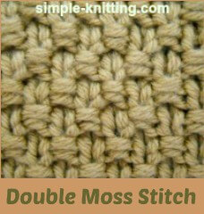 Simple Seed Stitch and Moss Stitch with Pretty Stitch Variations