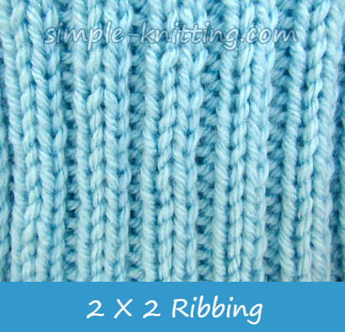 How to knit rib stitch on straight needles