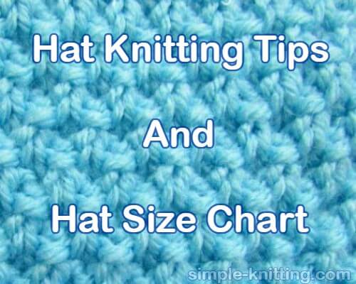 Knitted Headband Size Chart