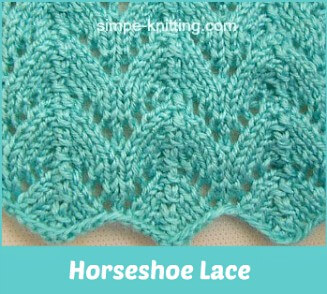 Horseshoe Lace Stitch Pattern