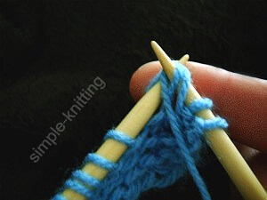 How increase purl stitch
