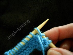 How to increase purl stitch