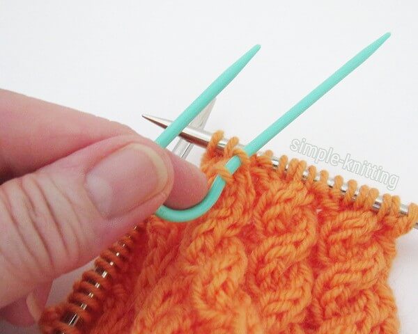 How to knit a cable knitting tutorial for beginners