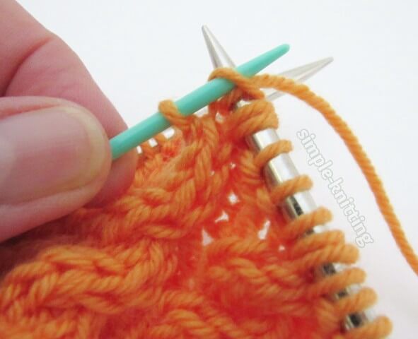 How to knit a cable knitting tutorial