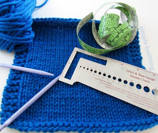 Knitting gauge tools