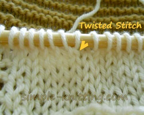 What is a Twisted Stitch What Does it Look Like How Do I Fix it