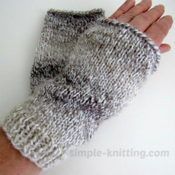 How To Knit Wrist Warmers - Beginner Knitting Pattern