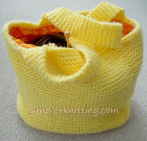 GIANT Yarn Plush Knit Bag Pattern – Mama In A Stitch