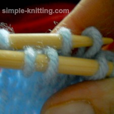 Knitting cables without a cable needle