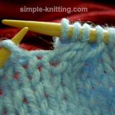 Knitting cables without a cable needle