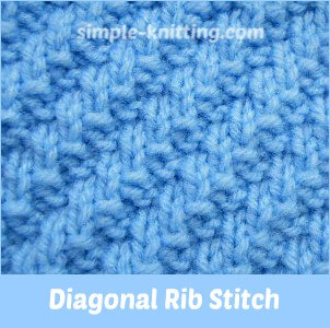 Rib stitch knitting discount