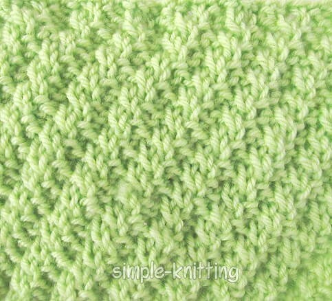 Diagonal Rib Stitch