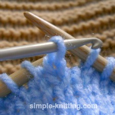 Fixing a dropped stitch