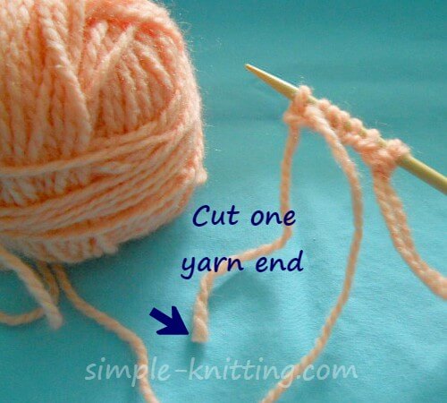 Knitting Tips - Easier Long Tail Cast On