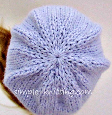 Knit Hat On Straight Needles