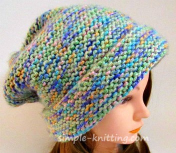 Garter Stitch Hat Easiest Ever Hat Pattern