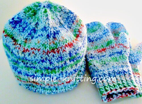 Cozy Hat And Mittens Knitting Pattern