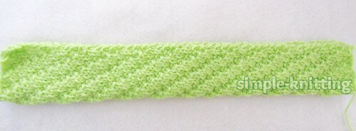 headband folded lengthwise