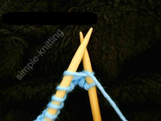How to increase knit stitch