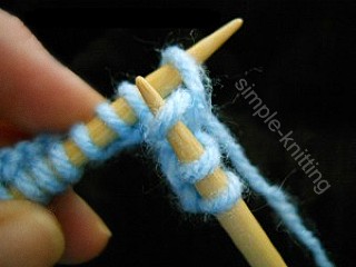 How to increase knit stitch
