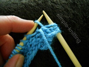 How to increase purl stitch