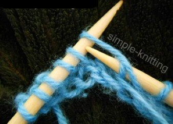 How to knit purl stitch