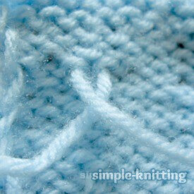 Joining yarn without a knot