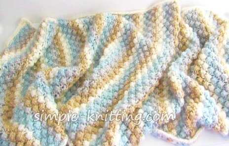 Simple Knitted Shawl Pattern