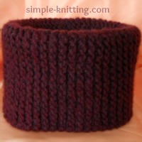 Neck Warmer Pattern - Easy Beginner Knitting Project