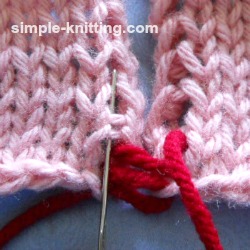 Mattress Stitch Step By Step - How To Seam Knitting