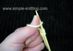 Thumb cast on