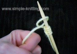 Thumb cast on