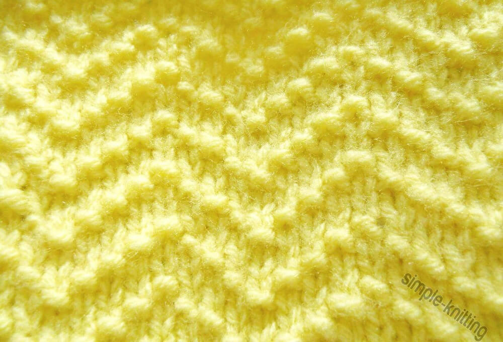 chevron stitch pattern instructions