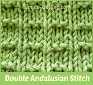 Double Andalusian stitch pattern
