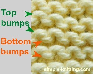Seaming garter stitch