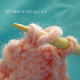 Bind off knitting tips, loose bind off stitch