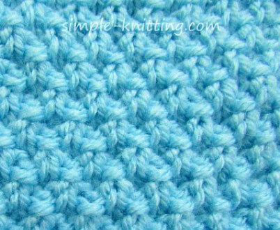 Moss Stitch Pattern