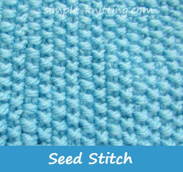 Seed stitch pattern