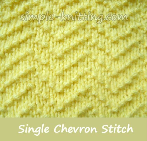 Single Chevron Stitch