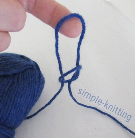 A simple slip knot