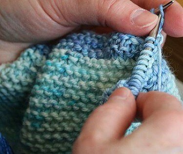 knitting garter stitch