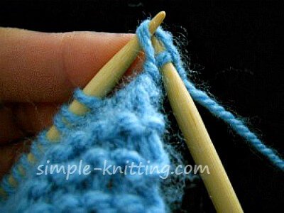 Cast off knitting