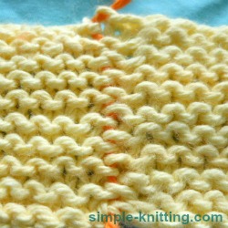 seaming garter stitch