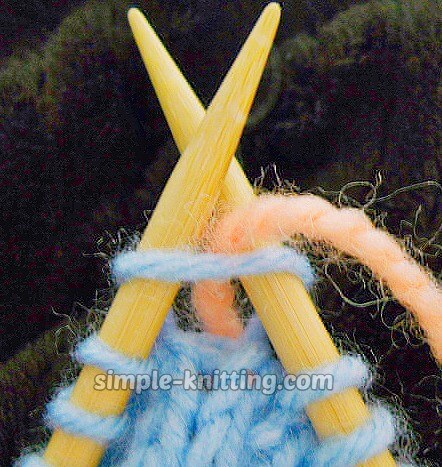 joining yarn changing colors