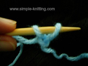 Knitted cast on knitting instructions