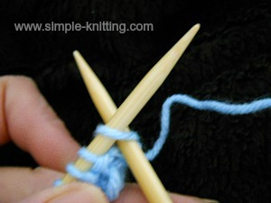 How to knit a stitch