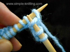 How to knit stitch