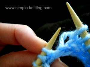 How to knit stitch