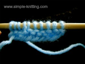 How to knit stitch