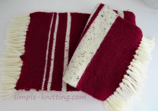 Knit Scarf On Circular Needles